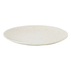 Broste Copenhagen Plato de mesa Nordic Vanilla Ø26 cm, Cream with grains BeigeBlanco Online