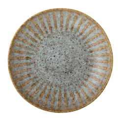 Bloomingville Plato de pasta Fleur Ø22 cm, Natural BeigeVerde