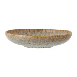 Bloomingville Plato de pasta Fleur Ø22 cm, Natural BeigeVerde