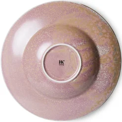 HKliving Platos Hondos<Plato de pasta Home Chef Ø28,5 cm, Rustic pink Rosa