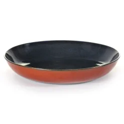Serax Plato de pasta Terres de Rêves 23,5 cm, Dark blue-rust Azul Clearance