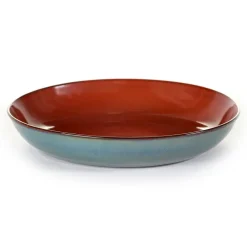 Serax Platos Hondos<Plato de pasta Terres de Rêves 23,5 cm, Rust-smokey blue Rojo