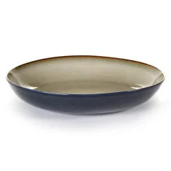 Serax Plato de pasta Terres de Rêves 23,5 cm, Misty grey-dark blue Azul Hot