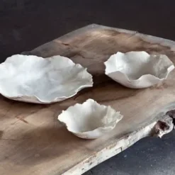 Olsson & Jensen Bandejas Y Fuentes De Servir<Plato de porcelana , mediano Blanco