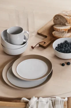 Scandi Living Platos Pequeños<Plato de postre Fossil Ø21 cm, Blanco