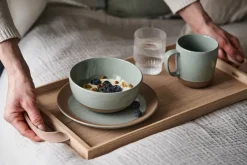 Scandi Living Platos Pequeños<Plato de postre Fossil Ø21 cm, Verde