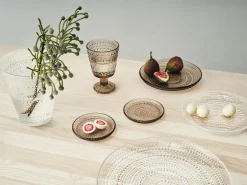 Iittala Platos Pequeños<Plato de postre Kastehelmi Ø17 cm, Transparente