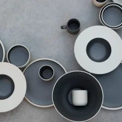 Byon Platos Hondos<Plato de sopa Fumiko, -negro Beige