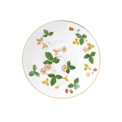 Wedgwood Platos Para Tazas<Plato de té Wild Strawberry, Ø15 cm VerdeMultiRosa