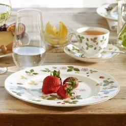 Wedgwood Platos Para Tazas<Plato de té Wild Strawberry, Ø15 cm VerdeMultiRosa