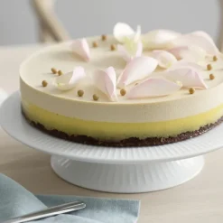 Kähler Plato de tarta con pie Hammershøi Ø30 cm, Blanco Outlet
