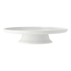 Pillivuyt Plato de tarta con pie Ø30 cm, Blanco