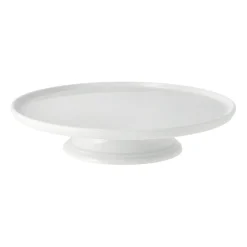 Pillivuyt Plato de tarta con pie Ø30 cm, Blanco
