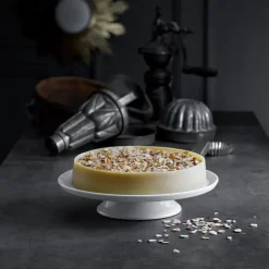 Pillivuyt Plato de tarta con pie Ø30 cm, Blanco