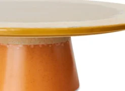 HKliving Platos Para Tarta<Plato de tarta 70's plateau, Papaya Multi