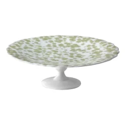 Wik & Walsøe Plato de tarta Slåpeblom Ø21 cm, Verde VerdeMulti Clearance