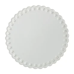 PotteryJo Plato de tarta Tulipa Ø30 cm, White Blanco Clearance