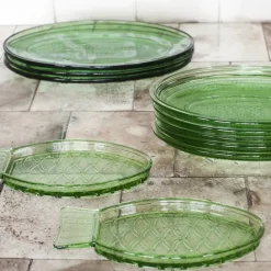 Serax Platos Pequeños<Plato Fish & Fish 10x23 cm, Green Verde