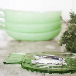 Serax Platos Pequeños<Plato Fish & Fish 10x23 cm, Green Verde