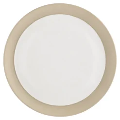 Scandi Living Platos Llanos<Plato Fossil Ø26 cm, Blanco