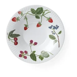 Kähler Plato Hammershøi Summer Ø21 cm, Summer berries Blanco Outlet