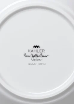 Kähler Plato Hammershøi Summer Ø21 cm, Summer berries Blanco Outlet