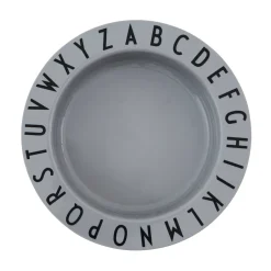 Design Letters Plato hondo Eat&Learn, Gris Hot