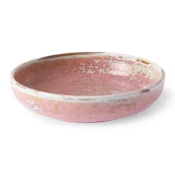 HKliving Platos Hondos<Plato hondo Home Chef medium Ø19,3 cm, Rustic pink Rosa