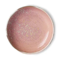 HKliving Platos Hondos<Plato hondo Home Chef medium Ø19,3 cm, Rustic pink Rosa