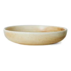 HKliving Plato hondo Home Chef medium Ø19,3 cm, Rustic cream-brown Marrón Clearance
