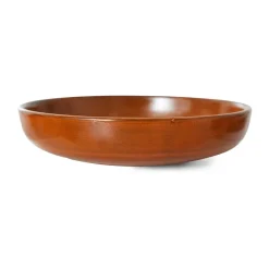 HKliving Platos Hondos<Plato hondo Home Chef medium Ø19,3 cm, Burned orange Marrón
