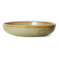 HKliving Platos Hondos<Plato hondo Home Chef medium Ø19,3 cm, Moss green Verde