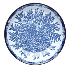 Rörstrand Plato hondo Ostindia Floris Ø22 cm, Azul
