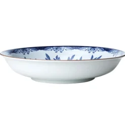 Rörstrand Plato hondo Ostindia Floris Ø22 cm, Azul