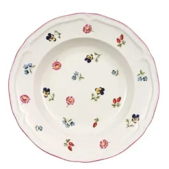 Villeroy & Boch Plato hondo Petite Fleur, Ø 23 cm AmarilloPúrpuraRojoBlanco Discount