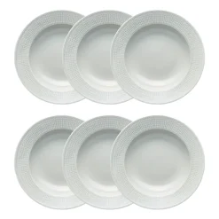 Rörstrand Plato hondo Swedish Grace Ø25 cm, Niebla Gris Online