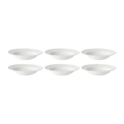 Rörstrand Plato hondo Swedish Grace Ø25 cm, nieve Blanco Hot