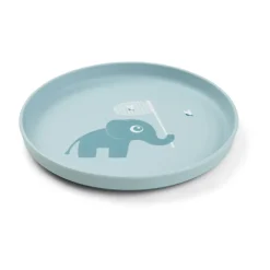 Done by deer Plato infantil Elphee foodie Ø20 cm, Blue Azul Outlet