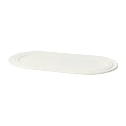 Broste Copenhagen Platos Llanos<Plato ovalado Stevns 27,5 cm, Chalk white Blanco