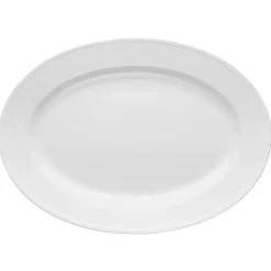 Rörstrand Plato ovalado Swedish Grace 29x40 cm, Snö Blanco Outlet