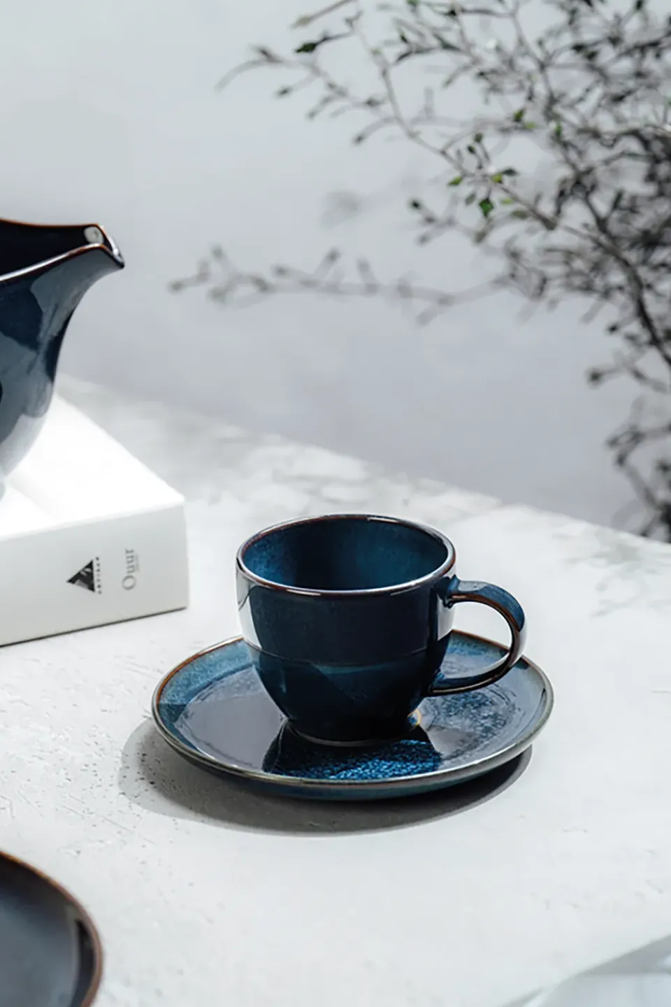 Villeroy & Boch Platos Para Tazas<Plato para taza de café espresso Crafted Denim Ø12 cm, Blue Azul