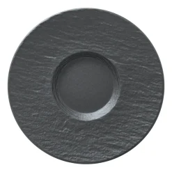 Villeroy & Boch Plato para taza de café Manufacture Rock Ø15,5 cm, Negro Hot