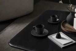 Villeroy & Boch Plato para taza de café Manufacture Rock Ø15,5 cm, Negro Hot
