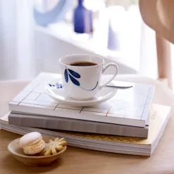 Villeroy & Boch Plato para taza espresso Old Luxembourg Brindille, 12 cm Blanco Best