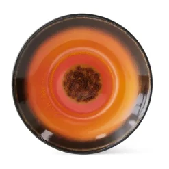 HKliving Plato para taza 70's, Ø11,5 cm, Tostado lento Multi Discount
