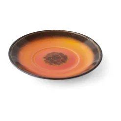 HKliving Plato para taza 70's, Ø11,5 cm, Tostado lento Multi Discount