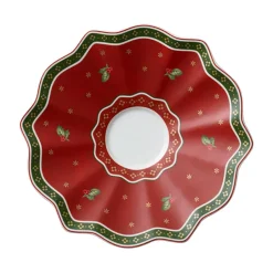 Villeroy & Boch Platos Para Tazas<Plato para taza Toy's Delight Ø19 cm, Blanco-rojo BlancoRojo