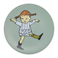 Rätt Start Plato Pippi Cirkus Ø20 cm, Verde
