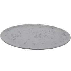 Aida Plato Raw Ø28 cm, con puntos Gris Clearance