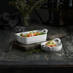 Pillivuyt Fuentes De Horno<Plato redondo con asas Toulouse, Blanco